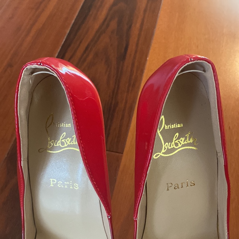 Red ombré high heels - Picture 7 of 9